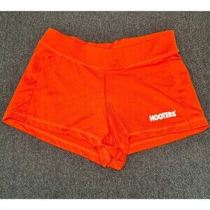 HOOTERS Official Cheeky Uniform Orange Shorts RN0100610 Size XS